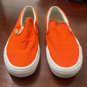 Custom Orange Crush Vans women’s size 7